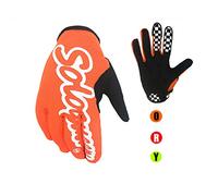 SOLO QUEEN Gants pour Sim-Racing | Karting | ATV | Jeux de Volant (Orange,XL)