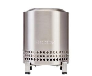 Solo Stove Brasero de Table Mesa XL | Mini cheminée d'extérieur à Faible dégagement de fumée, par des granulés ou du Bois, Acier Inoxydable, avec Support, Sac de Transport, 21,8 x 17,8 cm, 1 kg