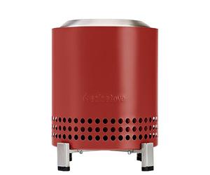 Solo Stove Brasero de Table Mesa XL | Mini cheminée d'extérieur à Faible dégagement de fumée, par des granulés ou du Bois, Acier Inoxydable, avec, Support, Sac de Transport, 21,8x17,8cm, 1kg, Rouge