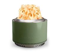 Solo Stove Brasero Yukon et Support 2.0 | Brasero de sans émission de fumée, Combustion Naturelle du Bois, avec bac à Cendres Amovible, Acier Inoxydable, 68,5 x 50,5 cm, 20 kg, Vert