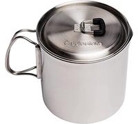Solo Stove Camping Marmite 900 ml| Incl. Sac de transport, graduations en oz et ml, bec verseur, couvercle et poignées rabattables, Acier inoxydable, 11,9 x 11,5 cm, Volume : 900 ml, 200 g