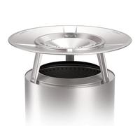 Solo Stove Déflecteur de Chaleur pour Bonfire, avec 3 Pieds Amovibles, Accessoire pour Brasero Bonfire, Capte et Redirige la Chaleur, Acier Inoxydable, Hauteur : 25,4 cm, Diamètre : 63,5 cm, 3 kg