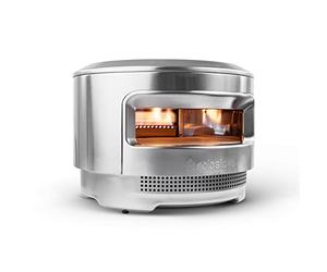Solo Stove Four à pizza Pi | In our à pizza d’extérieur, Structure pour feu de bois, Pierre à pizza cordiérite (13 mm d’épaisseur), Acier inoxydable, H : 38,4 cm x Dia : 52 cm, 13,8 kg