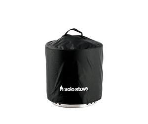 Solo Stove Housse de protection pour Ranger, accessoires pour brasero, étanche, polyester recouvert de PVC avec supports intérieurs en aluminium, ⌀ 45,5 cm, hauteur 38 cm, Noir