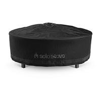 Solo Stove Housse de protection pour Surround, grand | résistante aux intempéries, acrylique teinté dans la masse/intérieur PVC/armature en aluminium, dimensions (HxDia) : 53 x 137,5 cm, noire