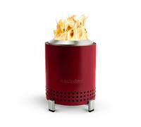 Solo Stove Mesa Foyer de Table avec Support | Mini feu de Ville à Faible fumée de Banlieue, Fonctionne sur granulés ou Bois, sûr, en Acier Inoxydable, avec Sac de Voyage, 17,5 x 13 cm, 635 g, Rouge