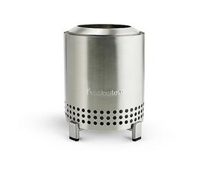 Solo Stove Mesa Foyer de Table avec Support | Mini feu d'extérieur à Faible fumée pour Les Zones urbaines et banlieues | Alimenté par des granulés ou du Bois, Combustion sûre, Acier Inoxydable, avec