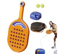 Solo Tennis Trainer Balle rebondissante avec Cordon, entraîneur de Tennis, Balle de Solo avec Ficelle, kit d'outils d'entraînement Portable pour débutants et Adultes