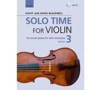 Solo Time for Violin Book 3 + CD: 16 concert pieces for violin and piano (Fiddle Time) - [Version Originale] Inconnu (Auteur)