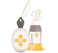 Solo™ - Tire-lait Électrique Simple Hands-free 24mm - Compact, Mains Libres, Ultra-Léger, Conception Anatomique, Facile à Nettoyer, Connecté à l’Appli Medela Family Transparent