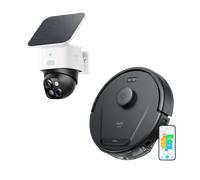 Caméra de sécurité extérieure sans fil solaire EUFY SoloCam S340 - Surveillance 360° 720p