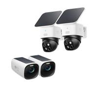 SoloCam S340 (pack de 2) + eufyCam S330 additionnelles (pack de 2) Blanc