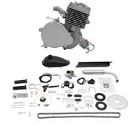 SOLOCJNL Kit moteur de vélo à essence, 80 cm³, 2 temps, jusqu'à 40 km/h, moteur à deux temps monocylindre avec réservoir de 2 L et chaîne 44Z, mini moteur à essence, capacité de charge 180 kg