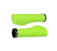 SOLODRIVE Poignées VTT à Design Ergonomique, Poignées Confortables pour Guidon, Verrouillage Uni-Lateral Antidérapant, Adaptables aux VTT, VAE, Hybrides et Trottinettes(Vert)
