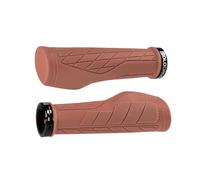 SOLODRIVE Poignées VTT à Design Ergonomique, Poignées Confortables pour Guidon, Verrouillage Uni-Lateral Antidérapant, Adaptables aux VTT, VAE, Hybrides et Trottinettes(Marron)