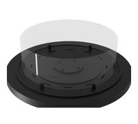 SOLOLED Cheminée à bioéthanol à poser Inround - Biocheminée noire de sol avec cheminée d.95 cm