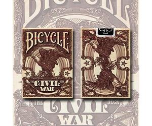 SOLOMAGIA Bicycle Civil War Deck - Red Back - Tours et Magie Magique