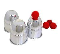SOLOMAGIA Cups and Balls - Aluminum - Close-Up Magic - Tours et Magie Magique - Magic Tricks and Props