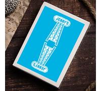 SOLOMAGIA Jerry's Nugget (Icey Blue) Marked Monotone Playing Cards