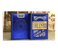 SOLOMAGIA Tally Ho Blue (Circle) MetalLuxe Playing Cards by US Playing Cards
