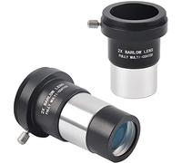 Solomark 2 x lentille de Barlow Revêtement/Appareil photo Adaptateur T pour télescopes Oculaire - accepter 31,7 mm Filtres