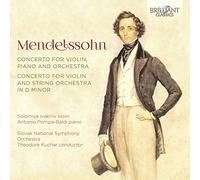 Mendelssohn String in d Minor, Concerto for Violin, Piano and Orchestra