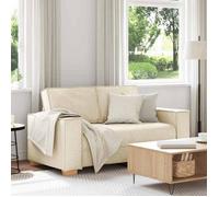 SOLOMON@Canapé 2 places - Sofa FIXE Contemporain - en lin 120 cm XMM48770