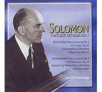 Solomon Concert Recordings 1: Beethoven Piano Concerto no.3 in C minor, Op. 37 & Tchaikovsky Piano Concero No. 1 in B flat minor, Op. 23 by BEETHOVEN / TCHAIKOVSKY (2003-10-20)
