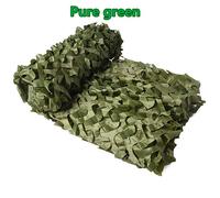 Solomon-Filet De Camouflage Militaire Renforcé,Utilisé Pour La Décoration De Jardin,Les Pavillon,Les Ombres,Le Vert,La Jungle,Le Blanc,Le Beige - Type Pure Green-3x6m