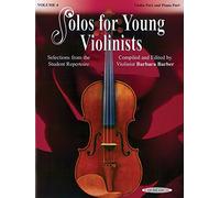 Solos for Young Violinists 4 (vn/pno) --- Violon/Piano - Barber, Barbara --- Alfred Publishing