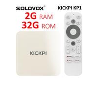 SOLOVOX 2024 Google certifié KICKPI KP1 Androidtv 11 Box S905Y4 2G 32G WiFi BT Assistant Netflix 4K Android TV lecteur multimédia - Type KP1 2G32G