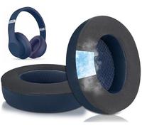 SoloWIT Gel de Refroidissement Mousse Coussin Coussinets pour Beats Studio 2 & Studio 3 Filaire et sans Fil Casque, Coussinets avec Mousse d'isolation Acoustique Haute densité