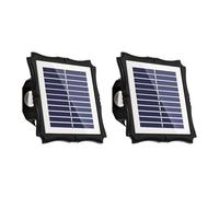 Solpex Lampes Murales Solaires LED 3 Modes Extérieur Jardin 2 Pièces