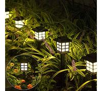 Solpex Lot de 12 lampes solaires d'extérieur étanches pour chemin, allée et allée (blanc chaud)