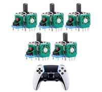 Solryn 5 Pièces ControllerJoysticks Analogiques 3D pour PS5 Dualsense Edge, Potentiomètre de Module Analogique pour Manette, Module Remplacement Joystick Analogique pour Contrôleur