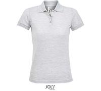 SOLs 00573 | Polo femme Prime - Couleur : Ash (Heather) - Taille : 3XL