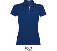 SOLs 00575 | Polo femme Portland - Couleur : Gris outremer (Solid) - Taille : XL