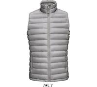 SOLs 02889 | Hommes Wilson Bodywarmer Men Jacket - Nylon 380T - Couleur : Metal Grey - Taille : S