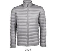 SOLs 02898 | Veste Wilson Men Jacket pour hommes - Rembourrage : 90% duvet - Couleur : Metal Grey - Taille : 3XL