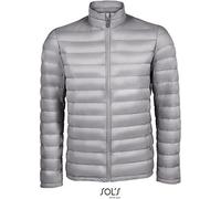 SOLs 02898 | Veste Wilson Men Jacket pour hommes - Rembourrage : 90% duvet - Couleur : Metal Grey - Taille : XXL