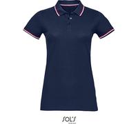 SOLs 02950 | Polo Femme Prestige Polo - 200 Piqué, 100% Coton - Couleur : French Navy - Taille : L