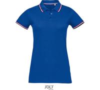 SOLs 02950 | Polo Femme Prestige Polo - 200 Piqué, 100% Coton - Couleur : Royal Blue - Taille : M