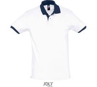 SOLs 11369 | Polo Prince pour homme - Couleur : White/French Navy - Taille : XS