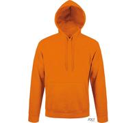 SOLs 47101 | Sweat-shirt à capuche unie Snake / Sweat-shirt à capuche Intérieur gratté - Couleur : Orange - Taille : S