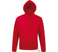 SOLs 47101 | Sweat-shirt à capuche unie Snake / Sweat-shirt à capuche Intérieur gratté - Couleur : Rouge - Taille : 4XL