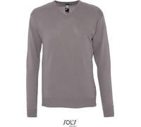 SOLs 90000 | Mens V Neck Sweater Galaxy - Couleur : Medium Grey (Solid) - Taille : S