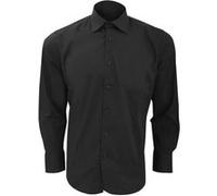 SOLS - Chemise manches longues BRIGHTON - Homme (L) (Noir) - UTPC337 Noir G