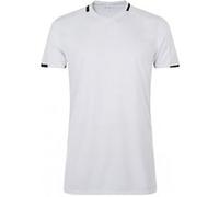 SOLS Classico- T-shirt de football - Homme (2XL) (Blanc/Noir) - UTPC2787 Blanc/Noir