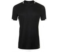SOLS Classico- T-shirt de football - Homme (S) (Noir/Blanc) - UTPC2787 Noir/Blanc