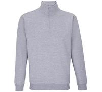 SOLS Conrad Unisexe Cotton Mélange Sweat-Shirt 1/4 Zip Meck Avec Col S-4XL